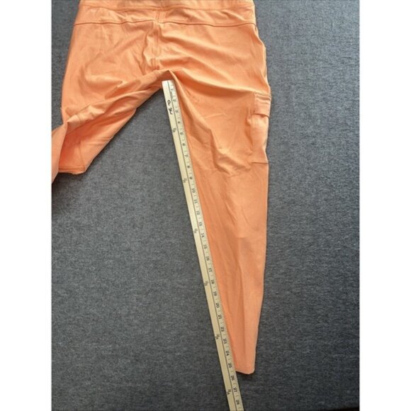Alpine design women's orange high-rise tights Selina large NWT Gym Run‎ - Picture 3 of 8